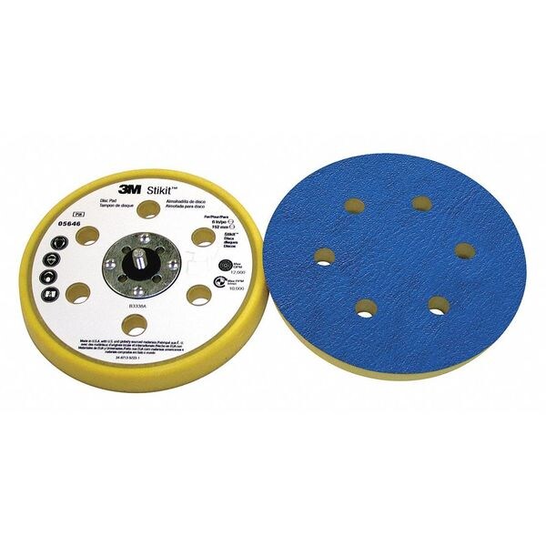 3M DF Low Profile Finishing Dsc Pad, 6inx11/16in 5/16-24, 10/pk - 05646