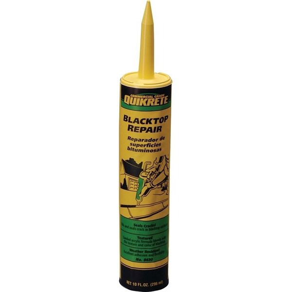 Quikrete 8630-10 Repair Tube, Paste, Gray/Beige/Black, Ether, Ammonia, 10 oz Caulking Tube - 863010