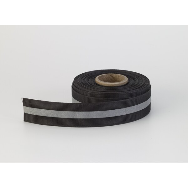 Pearl Black Reflective Ribbon, .875 In Wide, .25 In (3Pk) - M5070-005-BK