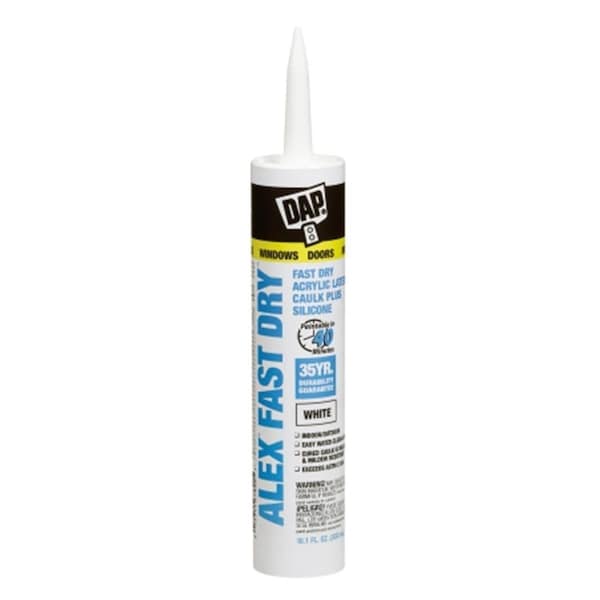 Dap Alex Fast Dry Acrylic Latex Caulk Plus Silicone 18425 - DA311250
