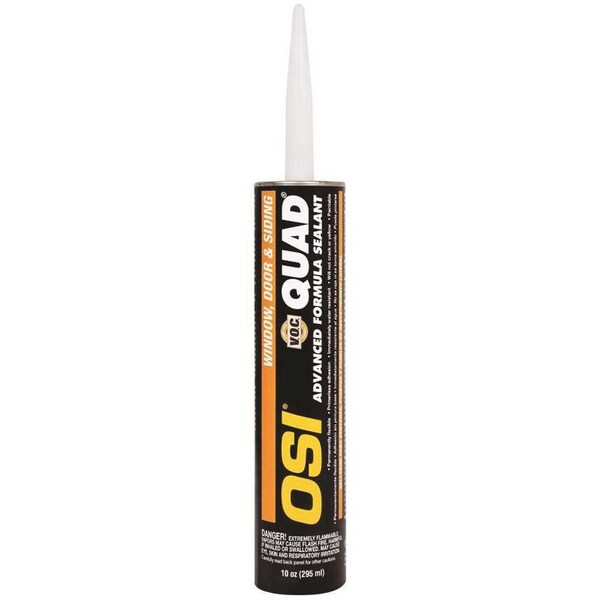Henkel 10 fl. oz. Beige No.455 QUAD Advanced Formula Window Door and Siding Sealant, 12PK - 1634319