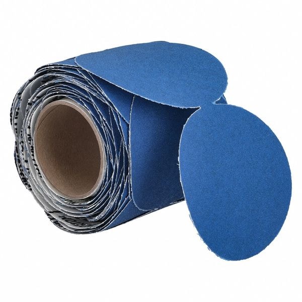 Norton Abrasives Sanding Disc, Zirconia Alumina, 5" dia - 66261137309