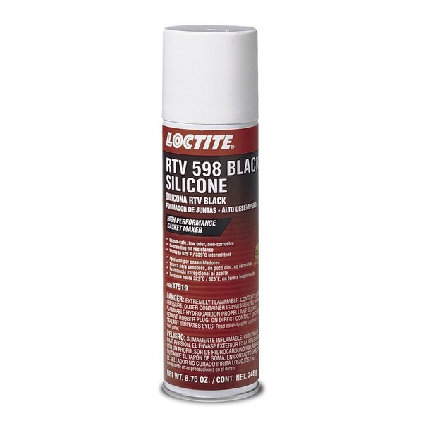 Loctite RTV Silicone 598 - High Performance Black 8.75oz Can - 495075