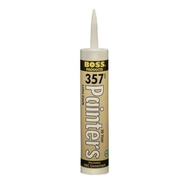 Boss Boss-357 20 Year Painters Latex Caulk, PK 12 Black, 12 PK - SC357W
