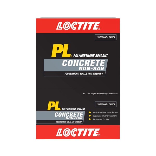 Pl Loctite PL Limestone Polyurethane Concrete and Masonry Filler and Sealant 10 oz - 1618522