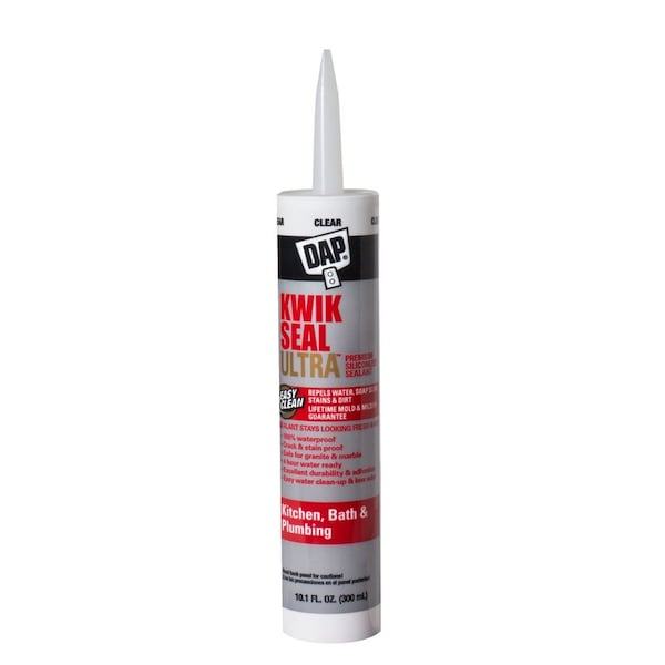 Dap 10.1 fl oz, Tube, Clear, Siliconized Acrylic Base - 7079818898