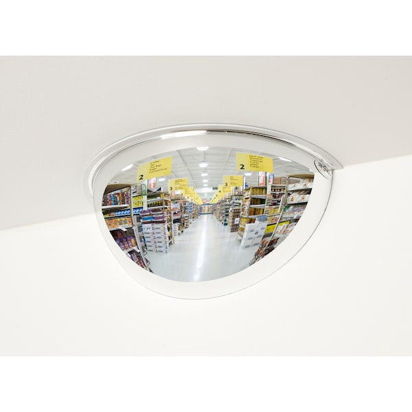 See All Industries Mirror, Half Dome, Acrylic, 36" - PV36-180GB