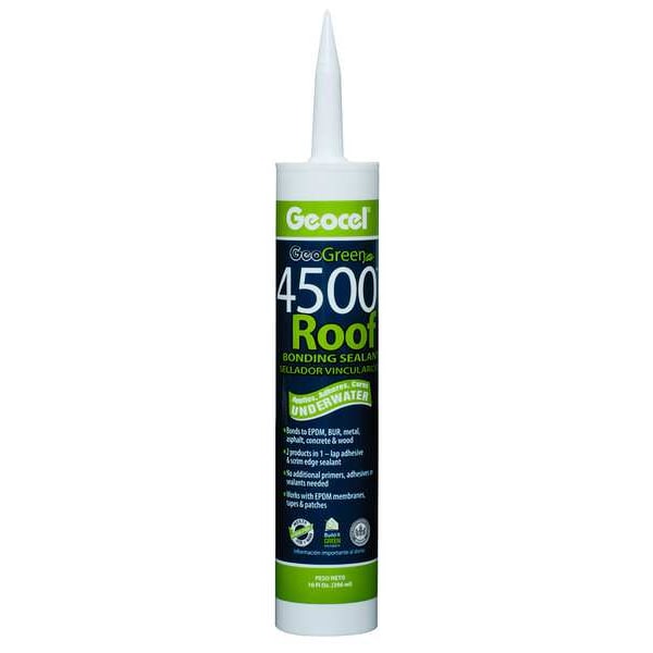 Geocel Sealant, 10 oz, Cartridge, Whites, Hybrid Base, 4500 - GC55101