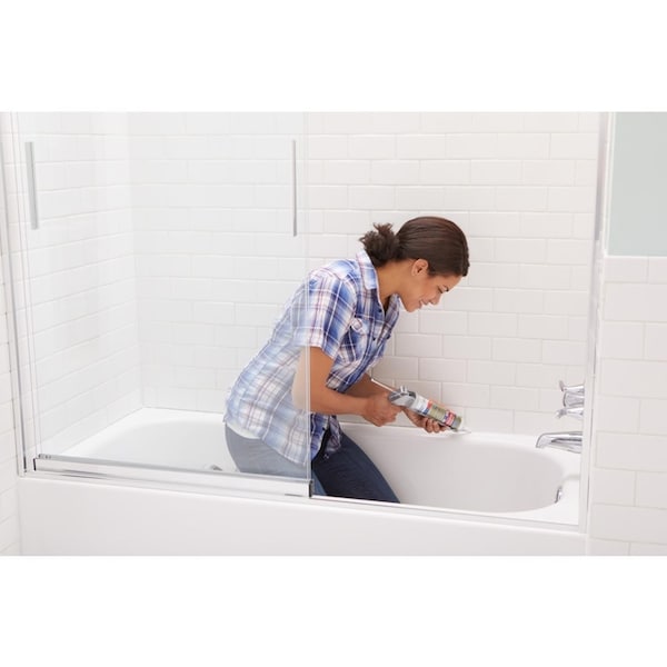 Silicone Ii GE Advanced Clear Silicone 2 Kitchen and Bath Caulk Sealant 10.1 oz - GE5040
