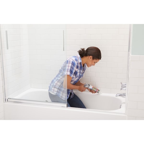 Silicone Ii GE Advanced Clear Silicone 2 Kitchen and Bath Caulk Sealant 10.1 oz - GE5040