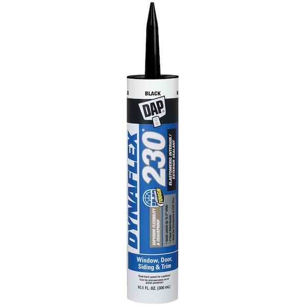 Dap DAP DYNAFLEX 230 Black Premium Latex Door/Siding/ Window Sealant 10.1 oz - 7079818280