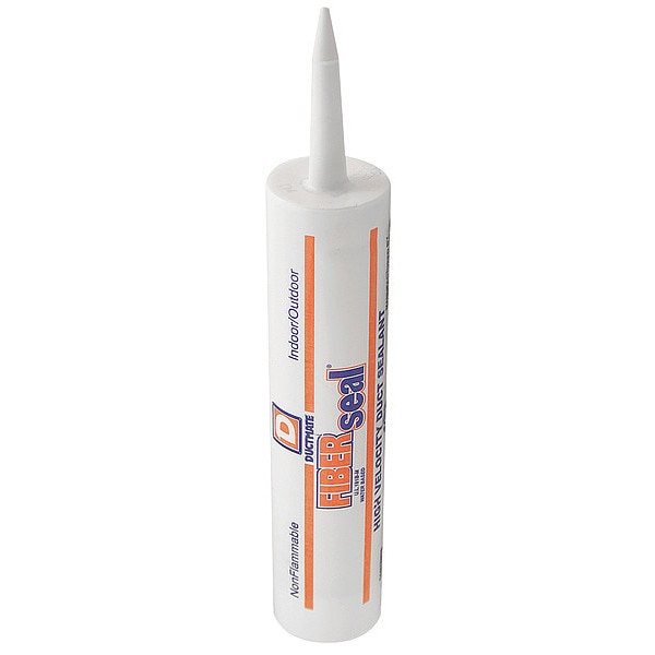 Ductmate Acrylic Latex Sealant, 10.5 oz, Cartridge, Gray, Acrylic Latex Base, FIBERseal - GRFIBERSEALT