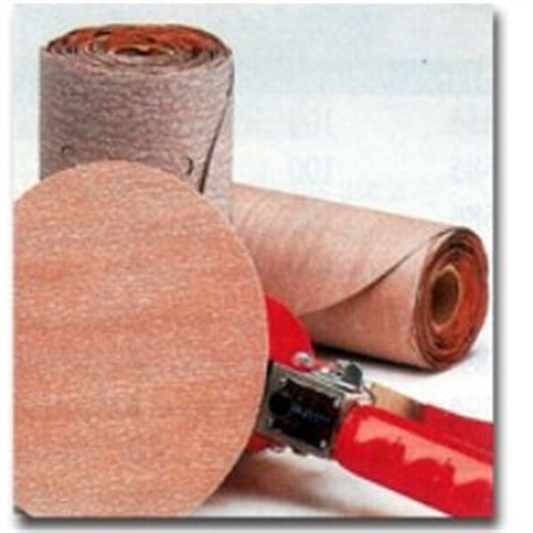 Norton Abrasives PSA Disc Roll 6In. 320 Grit A/O - 31473