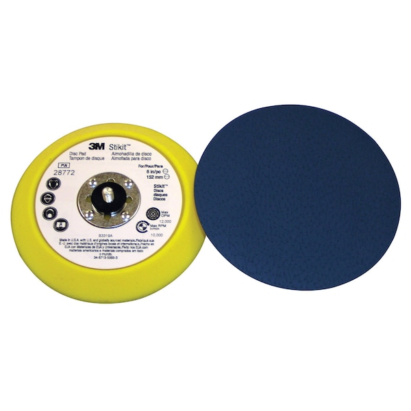 3M Stikit Disc Pad 28772, 6inx3/4 in 5/16-24 External, 10/pk - 28772