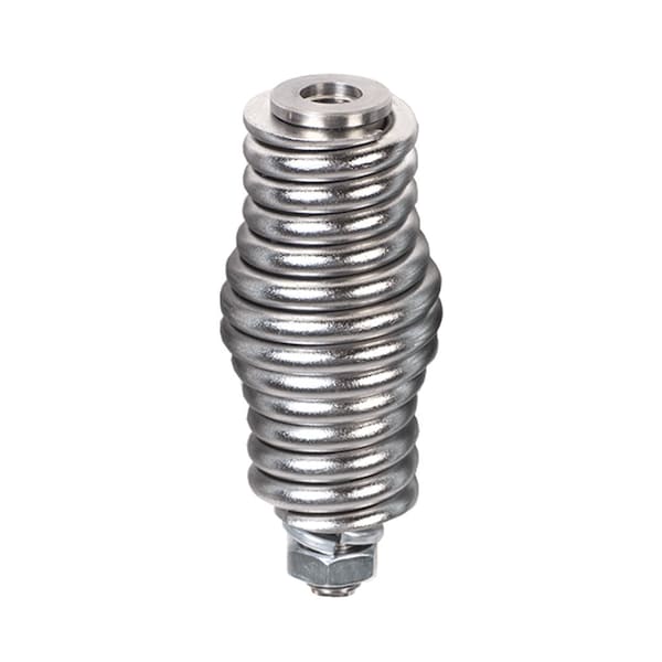 Safetywhips Warning Whip Base, Steel, 4.875 Length, 1/2 inch Lock washer & Hex nut. - 519.30BNP