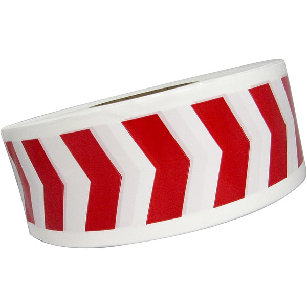 Zoro Select Barricade Tape, No Legend, Red/White, 3 in Wide x 1,000 ft Length, LDPE, 4 mil - 3 X 1000'L-4 MIL