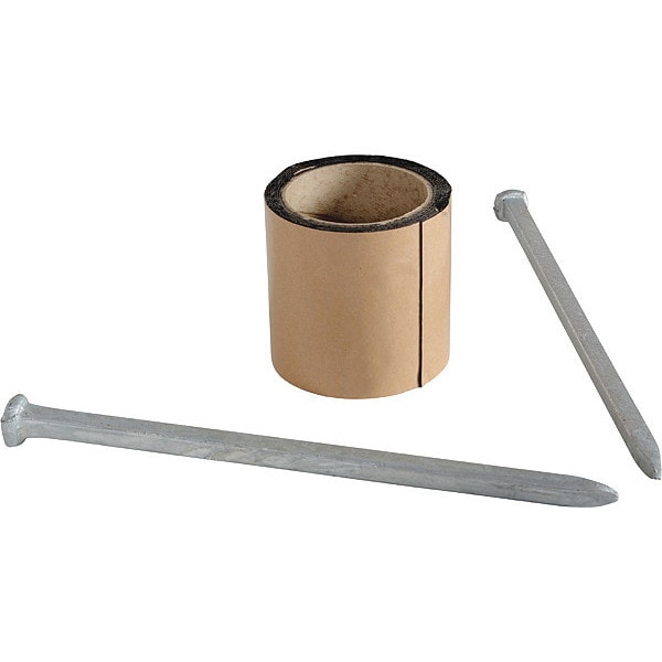 Zoro Select Asphalt Mounting Kit, Steel, 12-1/2" Height, 5-3/8" Length, Gray - CS-AK-2