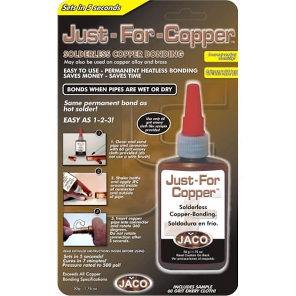 Jackson Industries 1.85 Oz Just For Copper Solderless Copper Bonding - JA309743