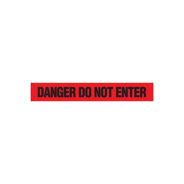 Harris Industries RED DANGER DO NOT ENTER BARRIER TAPE 3" X 1000FT, 1 ROLL - T20212-2MIL