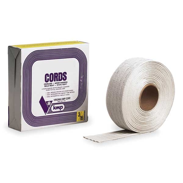 Parker Virginia Caulking Cord, 3/16 in x 100 ft, Roll, Gray, Cords - PP-33
