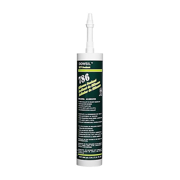 Dowsil Plastic Adhesive, 10 oz, Cartridge, Gray, Silicone Base, Dowsil - 99179321