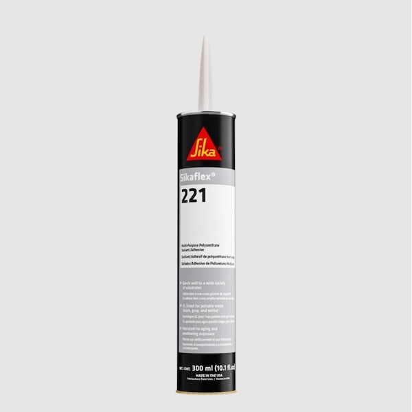 Usa Industrials 300 ml, Cartridge, White, Sikaflex 221 - SIKA-90891