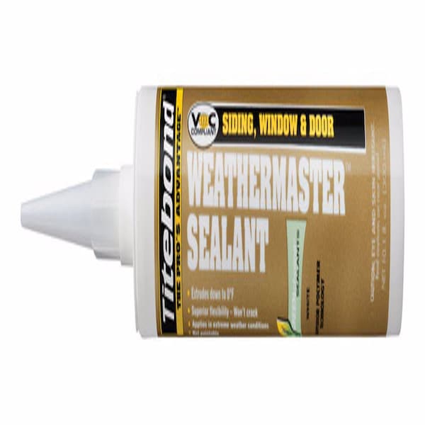 Weathermaster Titebond WeatherMaster White Elastomeric Polymers Door/Siding/ Window Sealant 9.5 oz - 44001A