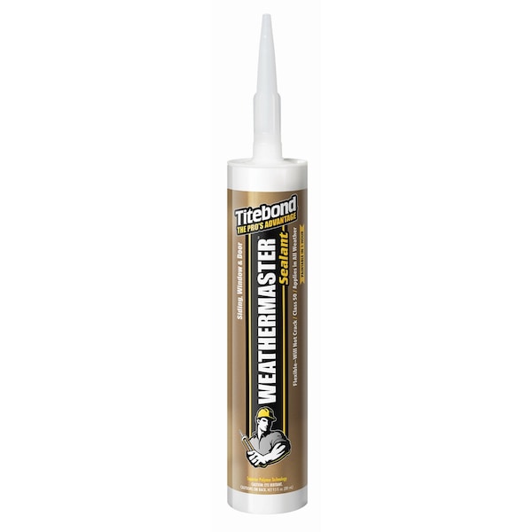 Weathermaster Titebond WeatherMaster White Elastomeric Polymers Door/Siding/ Window Sealant 9.5 oz - 44001A