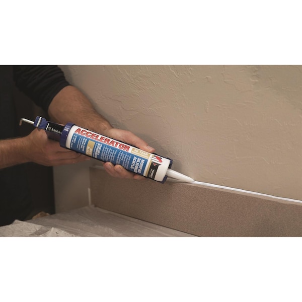 Tower Sealants Tower Sealants Accelerator White Modified Siliconized Acrylic Sealant 10.1 oz - TS-00017