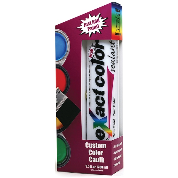 Exact Color Sealant, 9.5 oz, Acrylic Latex Base - 12010