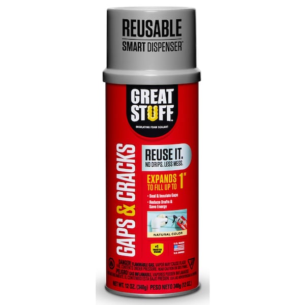 Great Stuff Great Stuff Smart Dispenser Ivory Polyurethane Insulating Foam Sealant 12 oz - 99108824