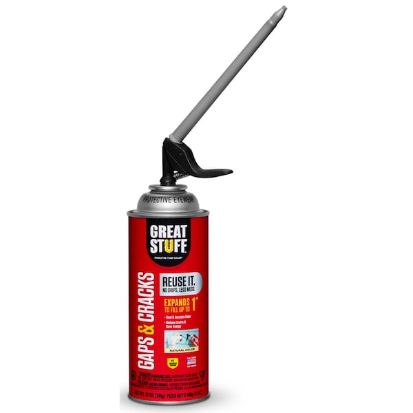Great Stuff Great Stuff Smart Dispenser Ivory Polyurethane Insulating Foam Sealant 12 oz - 99108824