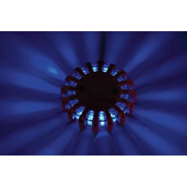 Powerflare LED Road Flare, Blue (LED), Yellow (Shell), 4 in Length, (1) Battery - PF210-B-Y