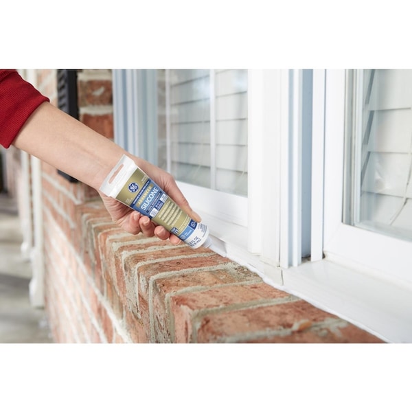 Ge GE Advanced Clear Silicone 2 Window and Door Sealant 2.8 oz - 2810435
