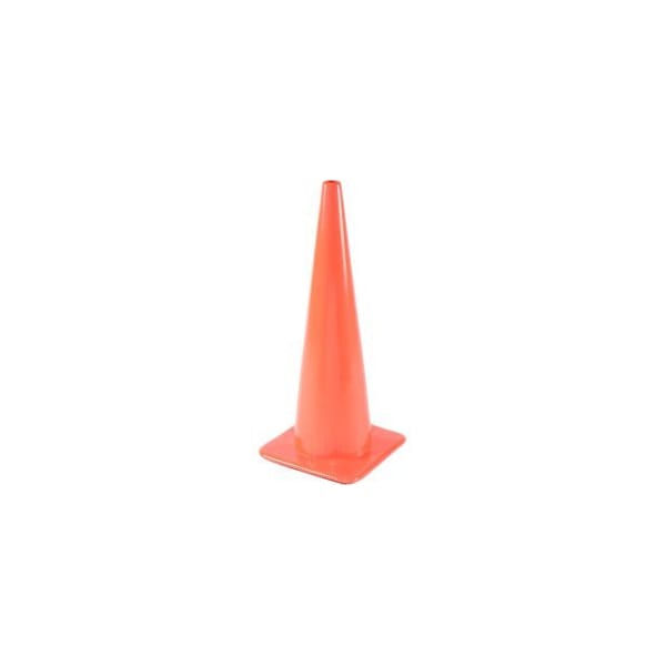 Lakeside Plastics 28" Traffic Cone, Non-Reflective, Orange, 10 lbs, 2825-10 - 2825-10