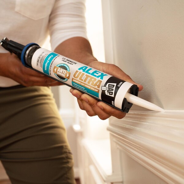Dap DAP Alex Ultra White Elastomeric Acrylic Latex All Purpose Waterproof Sealant 10.1 oz - 7079818200