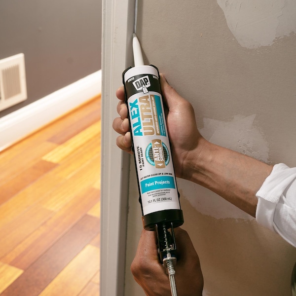 Dap DAP Alex Ultra White Elastomeric Acrylic Latex All Purpose Waterproof Sealant 10.1 oz - 7079818200