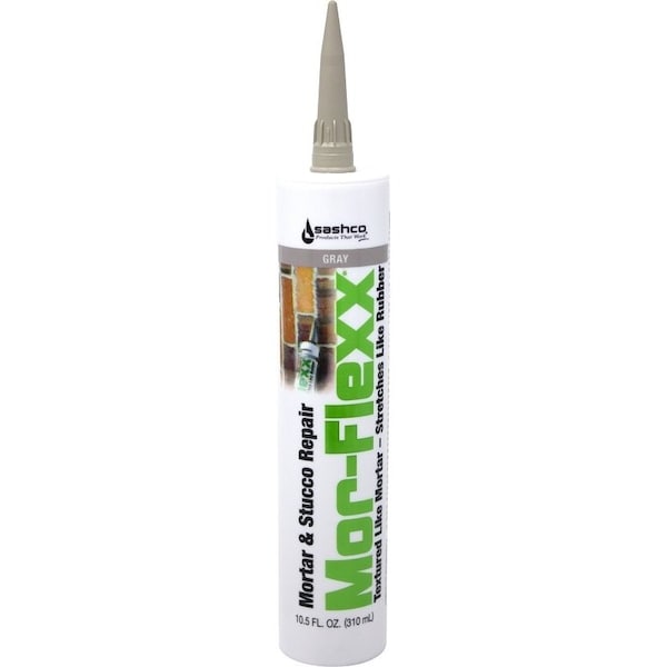 Morflexx Sashco Sealant, Gray, 4 to 5 Days Curing, 40 to 90 deg F, 10.5 oz, Cartridge - 15020
