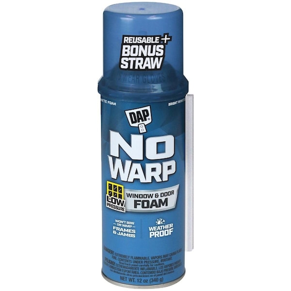 Dap No Warp 12 Oz. Window & Door Insulating Foam Sealant - 7565004000