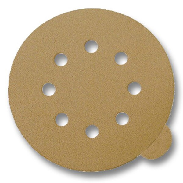 Pasco Sanding Disc 5-in W x 5-in L 80-Grit 8-Hole Disc Tab PSA 100-Pack - P6.23-050808DWT