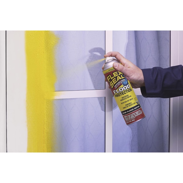 Flex Seal Flex Seal Family of Products Flood Protection Yellow Rubber Spray Sealant 10 oz - RFSYELR16