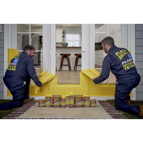 Flex Seal Flex Seal Family of Products Flood Protection Yellow Rubber Spray Sealant 10 oz - RFSYELR16