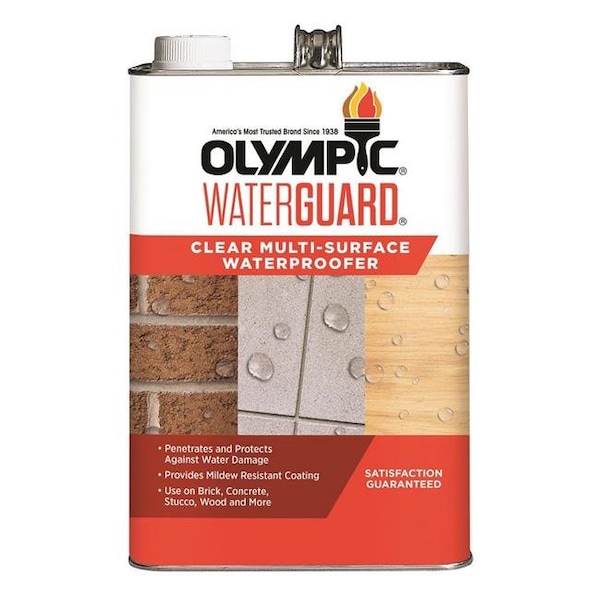 Olympic Olympic 275474 1 gal Waterguard Clear Multi Surf Waterproofing Sealant - 275474