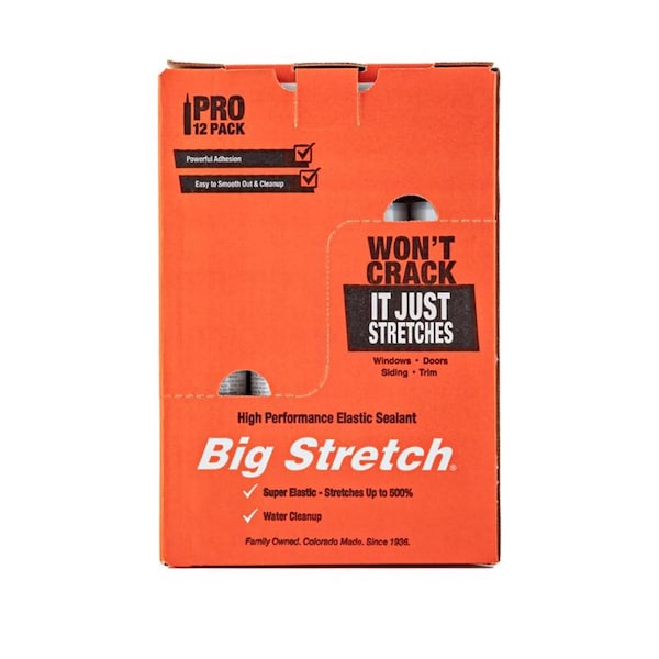 Big Stretch Sashco Big Stretch Woodtone Elastomeric Acrylic Latex Door/Siding/ Window Caulk 10.5 oz - 10018