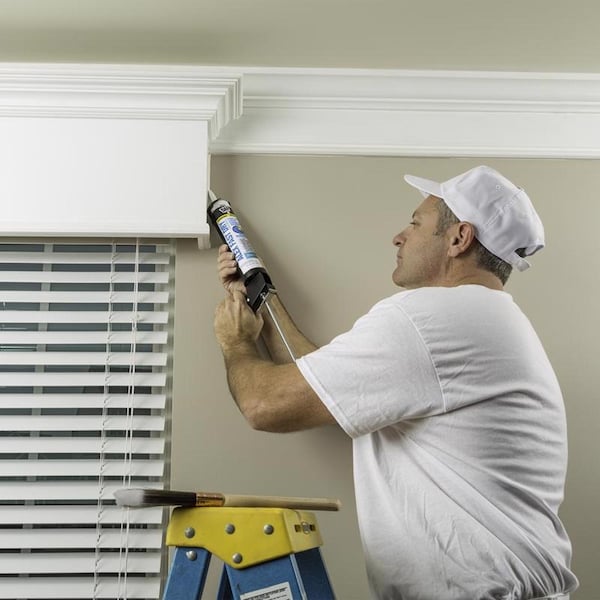 Dap DAP Alex Fast Dry White Siliconized Acrylic Latex Windows/Doors/Seal/Paint Caulk 10.1 oz - 7079818426