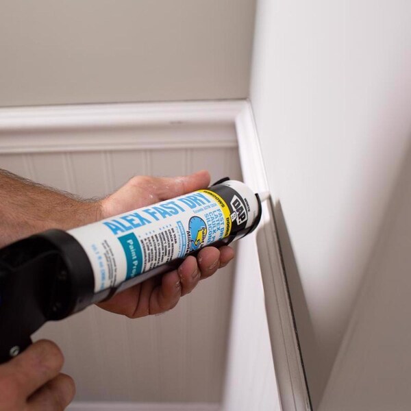 Dap DAP Alex Fast Dry White Siliconized Acrylic Latex Windows/Doors/Seal/Paint Caulk 10.1 oz - 7079818426