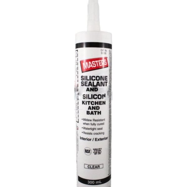 American Imaginations 0.625 lb. White Silicone Sealant - AI-38896