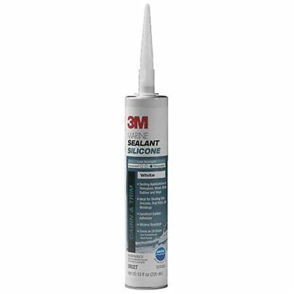 Icon 10 oz 3M Marine Grade Sil Sealant, White - 3004.8048