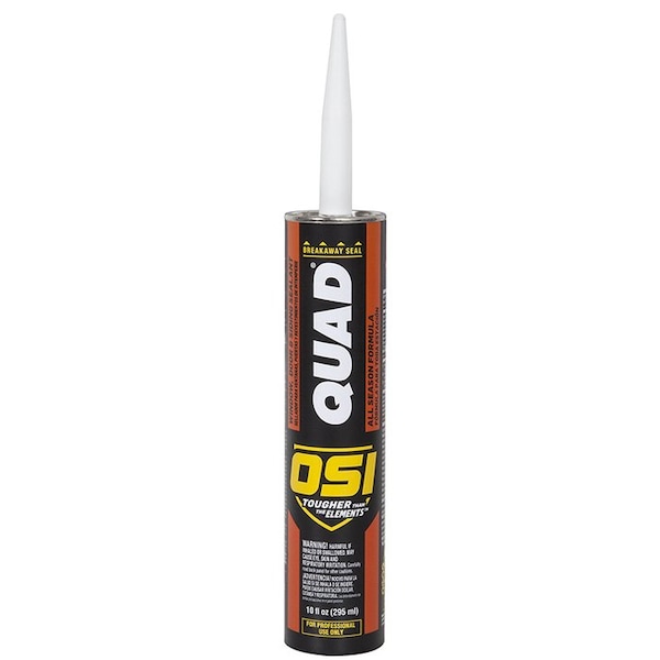 Osi 10 Oz Light Gray Quad Window, Door, & Siding Sealant, Low VOC - 1637251
