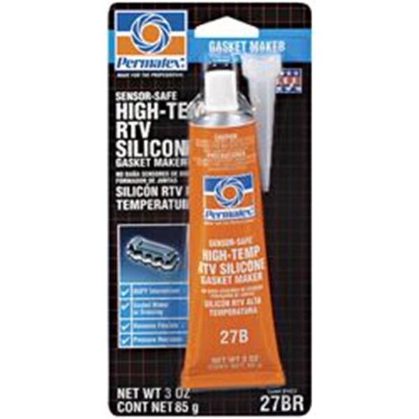 Permtx-Lockt Sensor-Safe High-Temp Rtv Silicone Gasket- 3 Oz. - P13-81422
